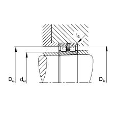 �A���L���S�� NN3018-AS-K-M-SP, ����(j��) DIN 5412-4 ��(bi��o)��(zh��n)����Ҫ�ߴ�, �Ƕ�λ�S��, �p�У����F�����F�� 1:12 ���ɷ��x, �����ּ����pС�ď����(n��i)����϶�����ƹ���